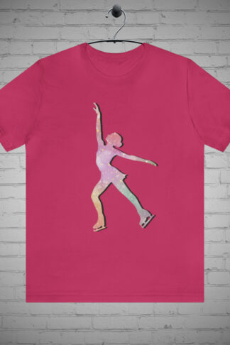 Ice skating shirt, Figure skating tee apparel, Winter sports tee, Skating lover tee, Figure skater gift, Ice rink fashion, Competition tee