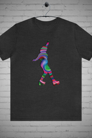 Roller skating t-shirt, Roller Girl tee, Roller skater apparel, Skate park fashion, Urban apparel, Roller disco tee, Retro skating shirt