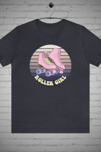 Roller skating t-shirt, Roller Girl tee, Roller skater apparel, Skate park fashion, Urban apparel, Roller disco tee, Retro skating shirt