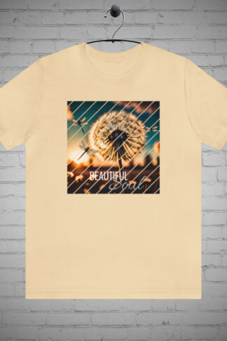 Beautiful Soul Dragonfly Dandelion t-shirt, Nature tee, Botanical Insect Shirt, Garden shirt, Floral Graphic Tee, Dragonfly Lover Gift