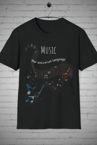 Music tshirt, Musical Language Design tee, Music Teacher Gift, Musician apparel, Melody fashion, Trendy music shirt, Musical Gift