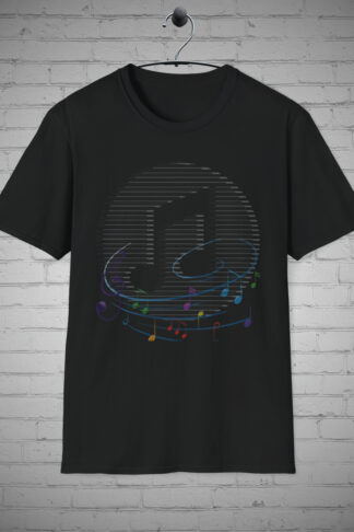 Music Note tshirt, Musical design tee, Music Teacher Gift, Musician apparel, Melody fashion, Trendy music shirt, Musical Gift