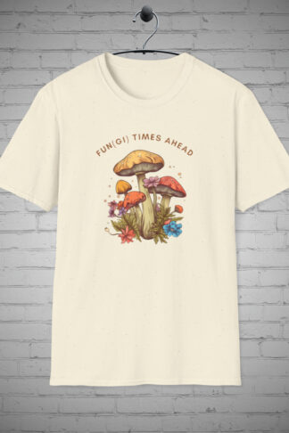 Fungi Times Mushroom T-shirts, Fungi Tees, Nature tshirt, Mushroom Lover Tops, Fungi Tees, Vintage tshirts, Boho tshirts, Mushroom Gifts