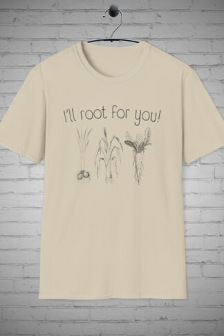 I'll Root for You vegetable tshirt, Plant T-shirt, Veggie-themed shirts, Gardening Tees, Vegetable graphic shirt, Gardeners Gift