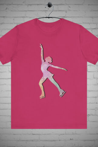 Ice skating shirt, Figure skating tee apparel, Winter sports tee, Skating lover tee, Figure skater gift, Ice rink fashion, Competition tee
