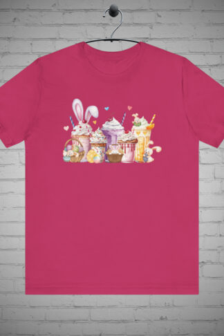 Easter T-Shirt, Easter Graphic Milkshake tee, Easter Egg Bunny Shirt, Spring tee