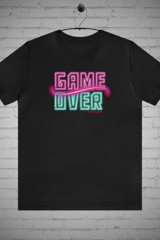 Game Over gamer t-shirt,  Video Game tee, Retro gaming shirt, Gamers gift, Gamer pride tee, Video game lovers shirt, Retro gamer tee