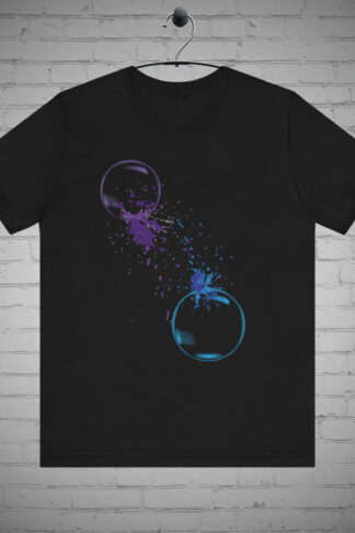 Copy of Art Splatter t-shirts, Art Teachers gift, Unique paint design, splatter print, Creative Abstract shirt design, Colorful fashion statement