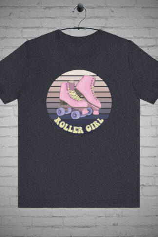 Roller skating t-shirt, Roller Girl tee, Roller skater apparel, Skate park fashion, Urban apparel, Roller disco tee, Retro skating shirt