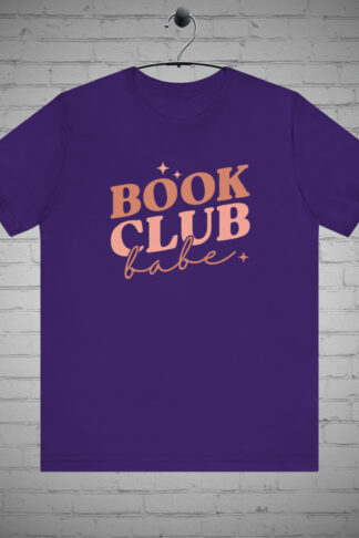 Book Club Babe t-Shirt, Reading group shirt, Literature society apparel, Reading club attire, Bookworm tee, Book lovers Gift