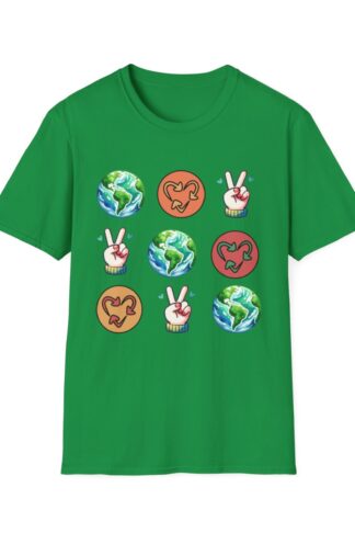 Earth Day t-shirt, Environmental Awareness Shirt, Nature Lover Clothing, Planet Earth  Eco-friendly Graphic Tee, Green Living Shirt Gift