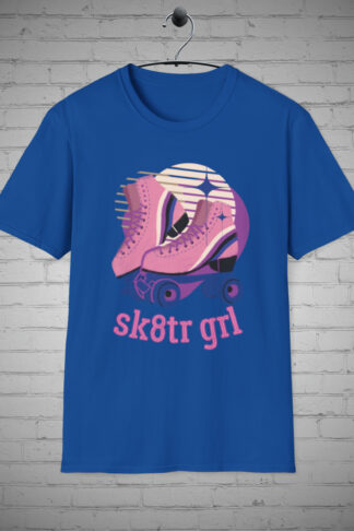 Rolling Skating girl t-shirt apparel, Roller Skates shirt, Urban skater fashion, Skater chick shirt, Street tee, Roller Skating Gift