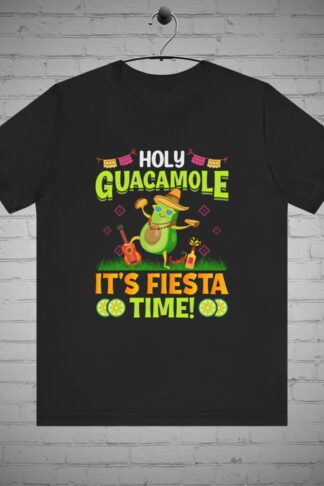 Cinco De Mayo Guacamole Fiesta Time T-Shirt, Mexican holiday tee, Avocado enthusiast shirt, Festive tee, Cinco De Mayo Gift