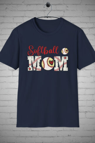 Softball Mom t-shirt, Sports Mom Shirt, Proud Baseball Mom Apparel, Athletic Mom tee. Supportive Mom Graphic Tee, Mothers Day Gift