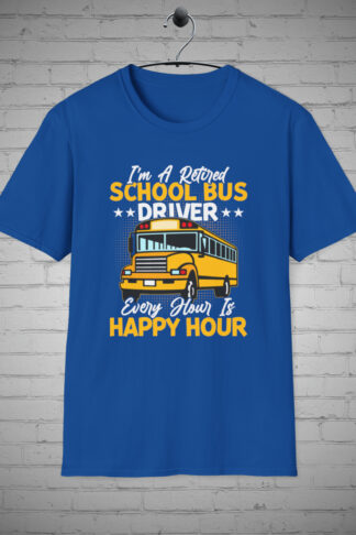 Retired School Bus Driver tshirt, Retirement shirt, School Retiree Celebration, Retirement gift, Bus driver retirement gift