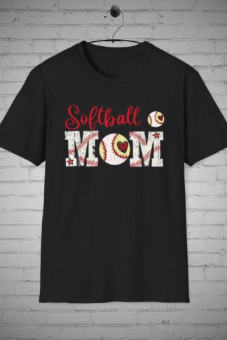 Softball Mom t-shirt, Sports Mom shirt, Mother's day Gift, Mommy shirt, Softball Shirt, Gift for her