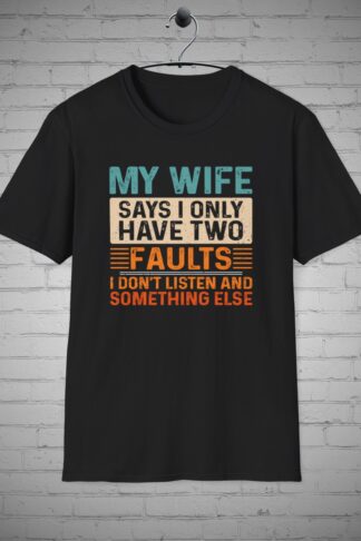 Funny Dad t-shirt, Humorous Fathers tee, Husband Listening joke shirt, Hilarious dad tee, Funny father shirt, Sarcastic Dads Gift