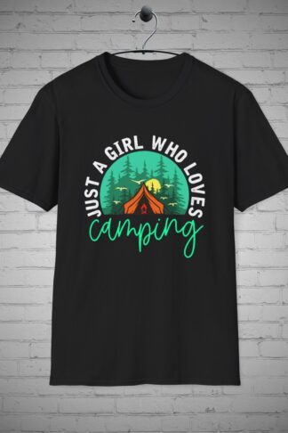 Just a Girl who Loves Camping t-shirt