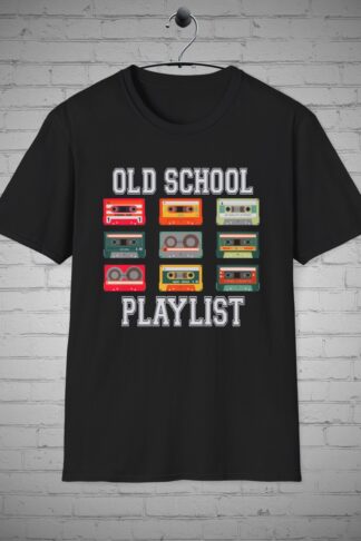 Old School t-shirt, Vintage Music Tape tee, Retro Shirt, 80s Gift