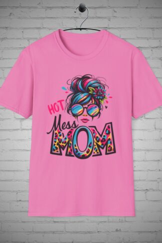 Hot Mess Mama t-shirt, Mom tee, Mother's Day shirt, Mom Gift idea, Mommy tee, Funny mom tee, Messy Mom shirt