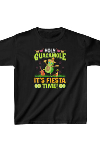 Cinco de Mayo Unisex Kids T-Shirt, Holy Guacamole Shirt, Tees Sz 4-20, Mexican tee Gift