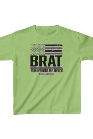 Military Kids t-shirt, Purple Up for Army Kids, Funny Military Brat Kids tee, Unisex Kids Tees Sz 4-20