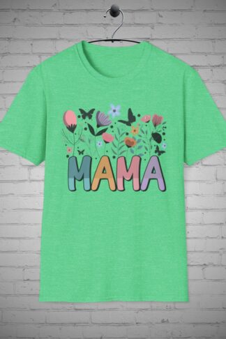 Retro Flower Mama T-shirt, Floral Mama shirt, Mother's day Gift, Mommy shirt, Floral Print Mom tee, Floral design tee, Florist Mom tee