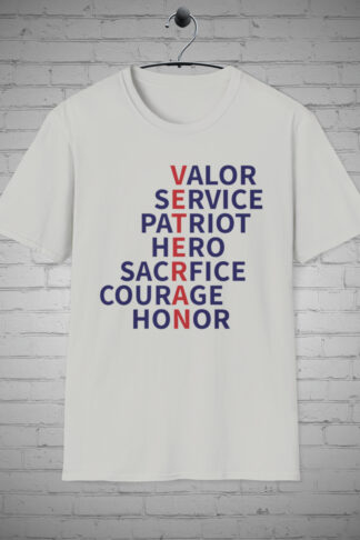 Memorial Day tshirt, American Patriotic shirt, Military tribute tee, Honor our heroes shirt, Veterans Day apparel, Military Hero Gift