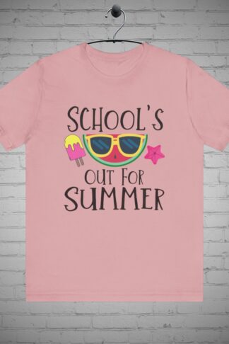 Schools Out For Summer t-Shirt, Happy Last Day Of School tee, Summer Holiday Shirt, End Of the School Year tee, Matching Shirt, Student Gift