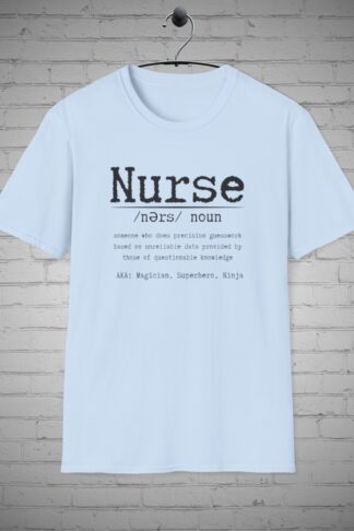 Nurse RN Definition t-Shirt, Funny RN Word Shirt, Nurse Scrub Top, RN Nurse Gift, New Nurse grad Gift, Healthcare worker tee