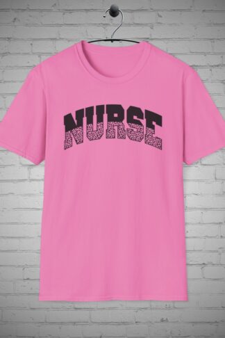 Nurse t-shirt, RN leopard Print tee, RN Scrub top, Medical tee, Healthcare top, Nursing Scrubs, RN appreciation tee, Nurse Grad Gift