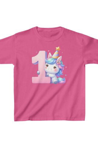 Unicorn 1st Birthday T-Shirt, First Birthday Unicorn Shirt, Unicorn Birthday Tee for 1st BDay, Unicorn Tee, Seventh Birthday Day Gift