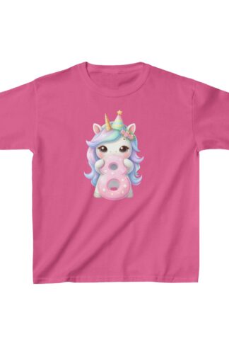 Unicorn 8th Birthday T-Shirt, Eighth Birthday Unicorn Shirt, Unicorn Birthday Tee for 8th BDay, Unicorn Tee, Eighth Birthday Day Gift