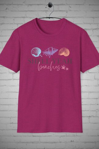 Beach t-shirt, Shell Yeah Beaches tee, Funny Beach shirt, Sea Shells top, Beach Lovers Gift