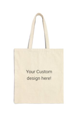 Personalize your own Cotton Canvas Tote Bag