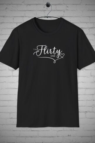 Flirty One Bachelorette Party T-Shirt, Bridal Party tee, Girls Weekend tee, Girls Trip Shirts, Girls Group tee, Girls Vacation Shirt