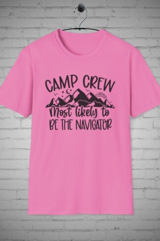 Camping Crew T-Shirt, Family Group tee, Most Likely to be the Navigator Shirt, Camping Crew Most Likely T-shirt