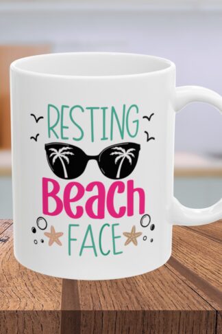 Resting Beach Face Coffee Mug