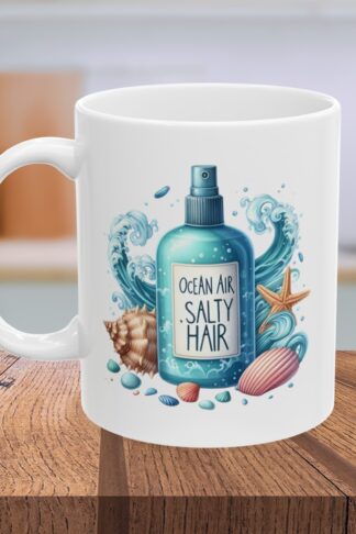 Ocean Air Salty Hair Coffee Mug