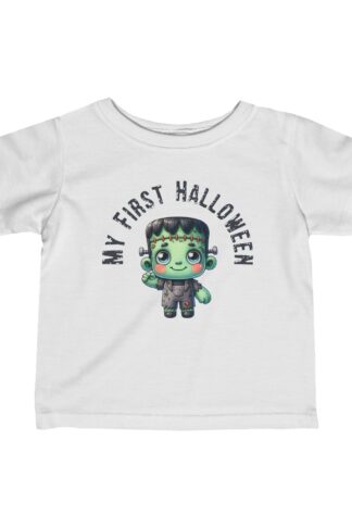 My First Halloween T-Shirt, First Halloween tee, Cute Zombie Shirt, Frankenstein Halloween Costume, Baby Halloween 6m - 24mos