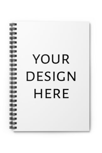 Personalized Spiral Notebook - Ruled Line, Customize your Own Notebook Journal