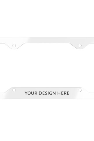 Personalized Metal License Plate Frame, Design your Own Metal License Plate Frame