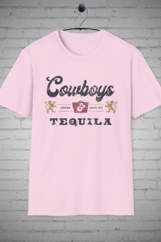 Cowboys Tequila T-Shirt, Cowboys tee, Drinking tee