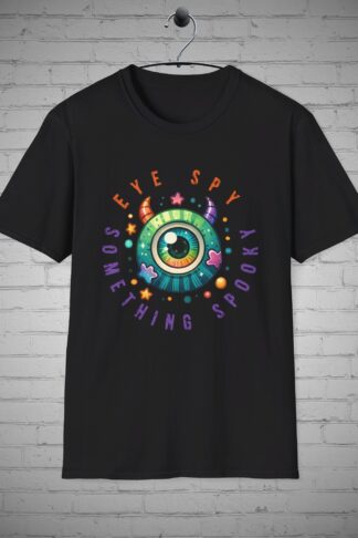 Halloween T-Shirt, Eye Spy Something Spooky tee, Eye shirt, Spooky tee, Funny Halloween tee