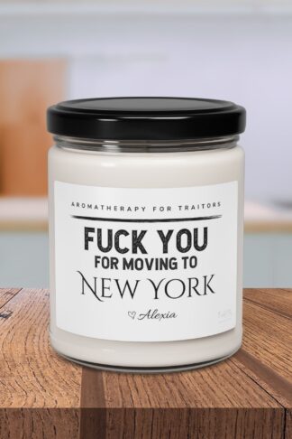 Fuck You -  Coworker Going Away Gift, Moving Away Candle Gift, Colleague Going Away Present, Goodbye Gift for Coworker, Retirement Gift