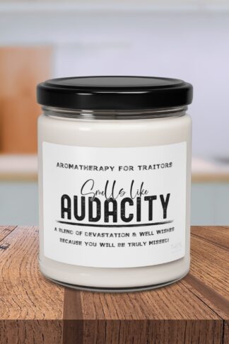Audacity -  Coworker Going Away Gift, Moving Away Candle Gift, Colleague Going Away Present, Goodbye Gift for Coworker, Retirement Gift