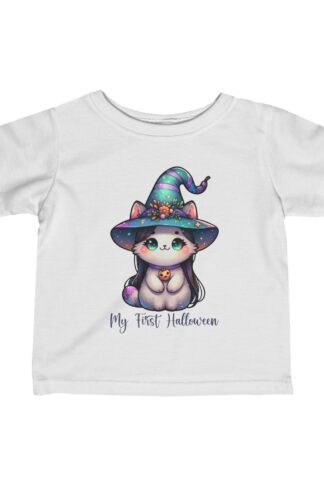My First Halloween T-Shirt, First Halloween tee, Cute Witch Shirt, Infant Halloween Costume, Baby Halloween 6m - 24mos