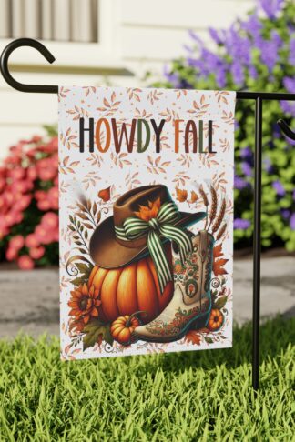Fall Garden Flag, Halloween Flag, Autumn Flag, Spooky Fall Decor, Fall Vibes Flag, Trick Treat Flag, Pumpkin Flag, Outdoor Fall Decor Gift