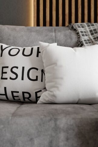 Spun Polyester Square Pillowcase