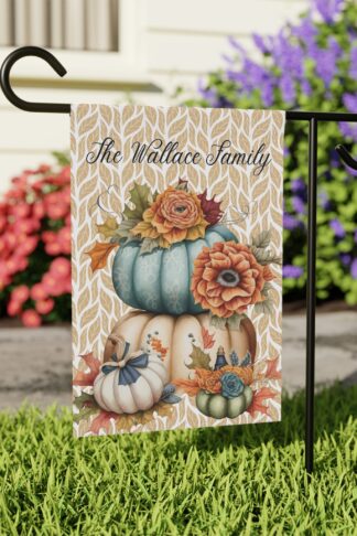 Fall Garden Flag, Halloween Flag, Autumn Flag Decor, Spooky Decor, Fall Vibes Flag, Trick Treat Flag, Pumpkin Flag, Outdoor Fall Decor Gift